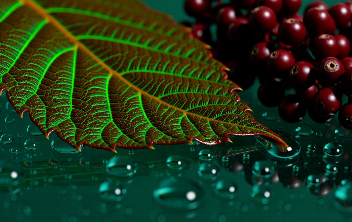 Botanical flow background